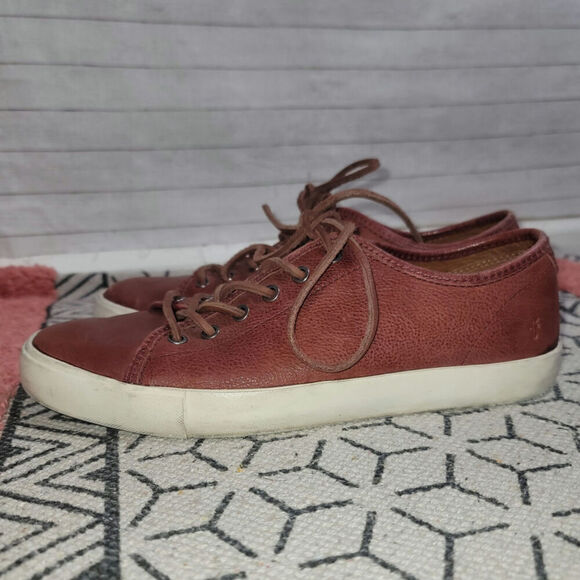 Frye Brett Low Sneaker in Copper, sz 9 - Picture 1 of 16